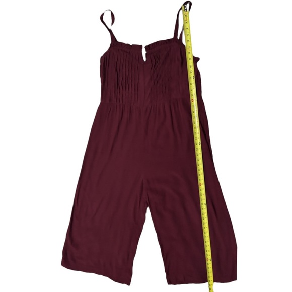 MADEWELL Women’s Wine Red Pintuck Cami Jumpsuit - Picture 13 of 16